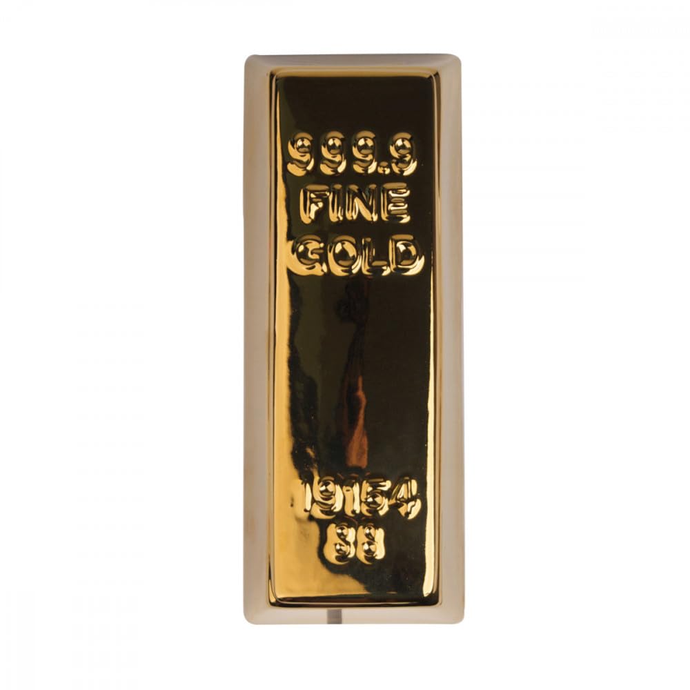 Amazon.com: Kikkerland Gold Bar Coin Bank, 1 EA - PB17 : Toys & Games
